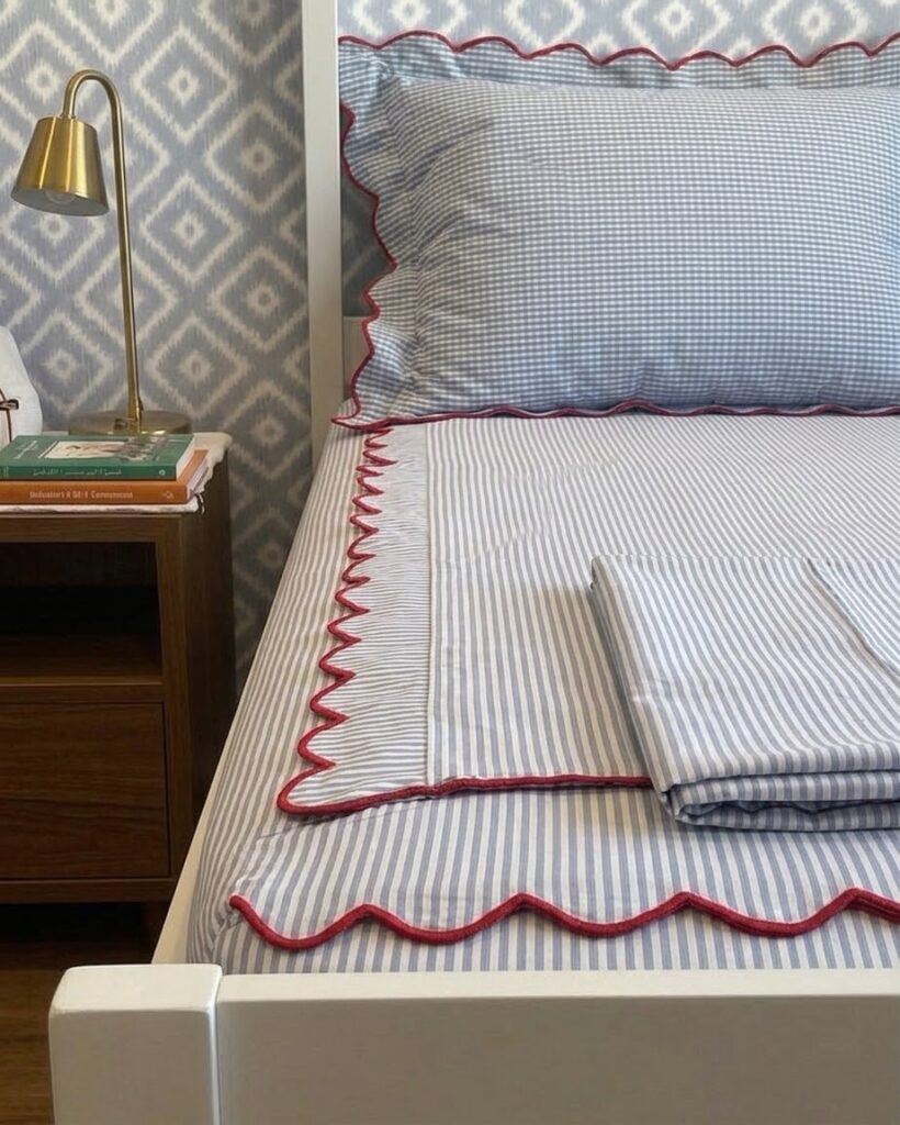 Gingham Red